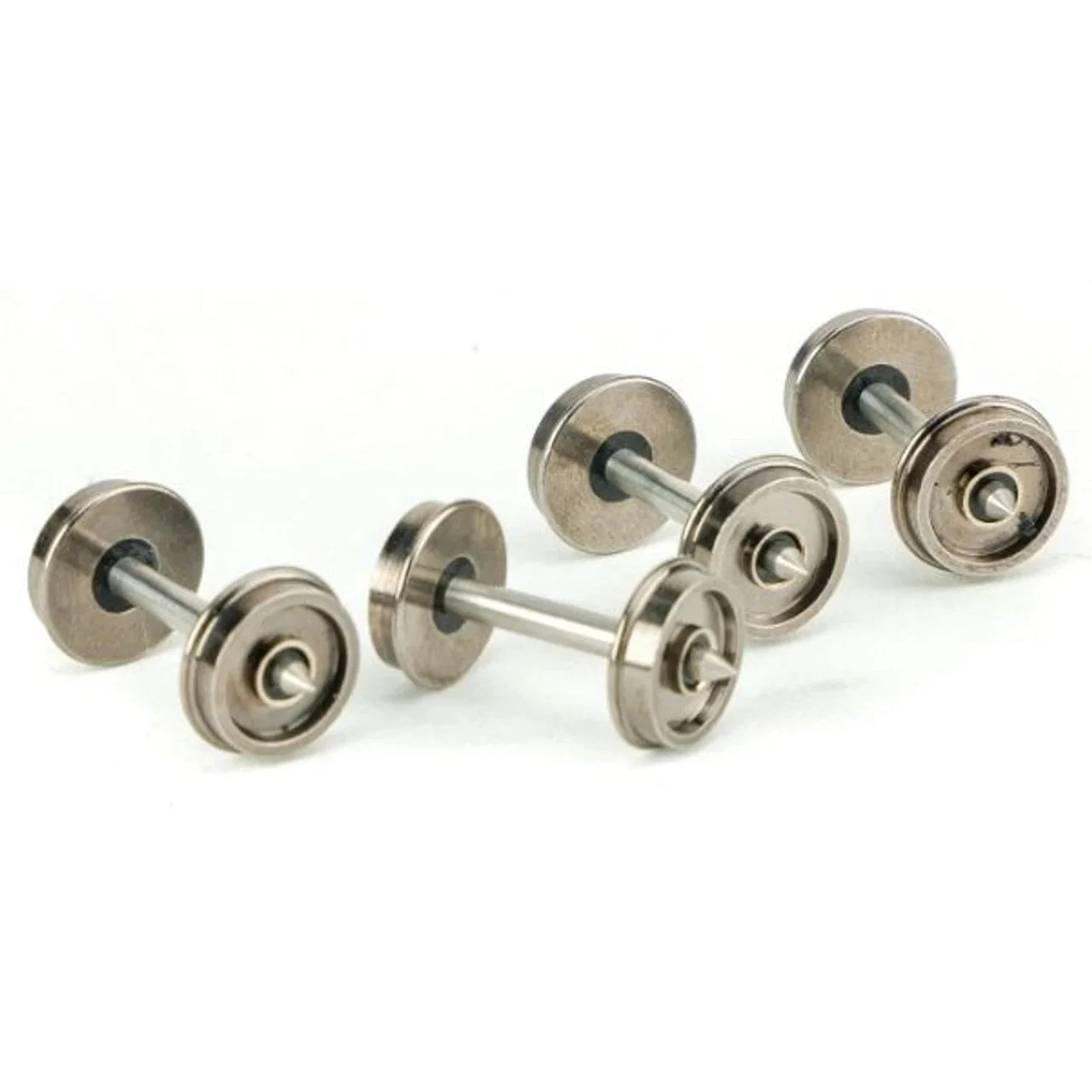 Walthers Proto HO Scale 33" Wheels 100 Pack | Turned Metal RP-25 Wheelsets With Metal Axles