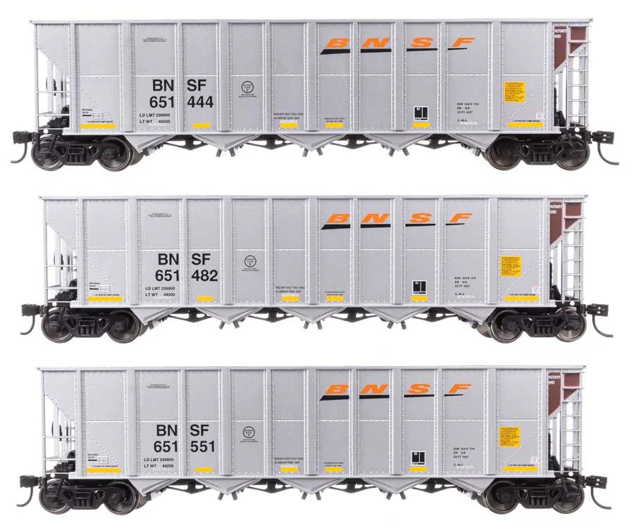 Walthers Mainline HO BNSF 50' RD-4 Hopper 3-Pack | 910-56870