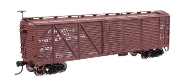 Walthers Mainline HO Chicago & North Western #62056 40' ARA Single Sheathed Boxcar