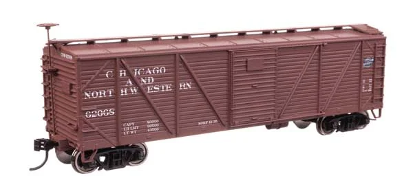 Walthers Mainline HO Chicago & North Western #62068 40' ARA Single Sheathed Boxcar