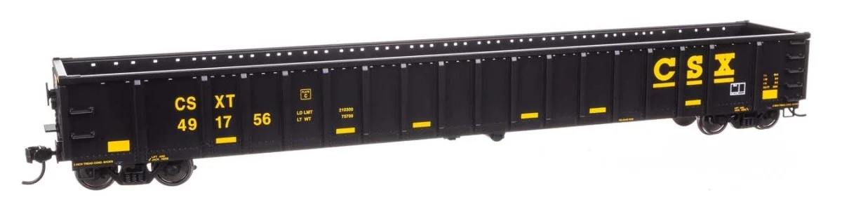 Walthers Mainline HO CSX #491756 68' Railgon Gondola