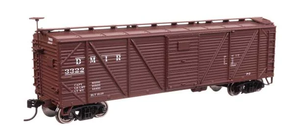 Walthers Mainline HO Duluth, Missabe & Iron Range #3322 40' ARA Single Sheathed Boxcar