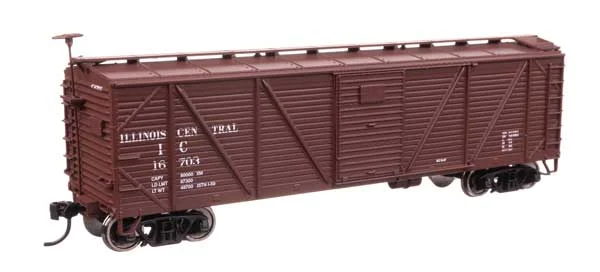 Walthers Mainline HO Illinois Central #16703 40' ARA Single Sheathed Boxcar