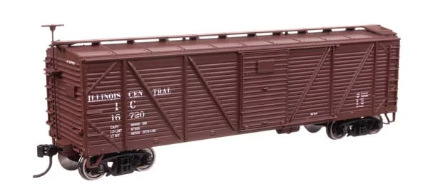 Walthers Mainline HO Illinois Central #16720 40' ARA Single Sheathed Boxcar