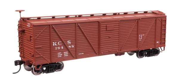 Walthers Mainline HO Kansas City Southern #16488 40' ARA Single Sheathed Boxcar
