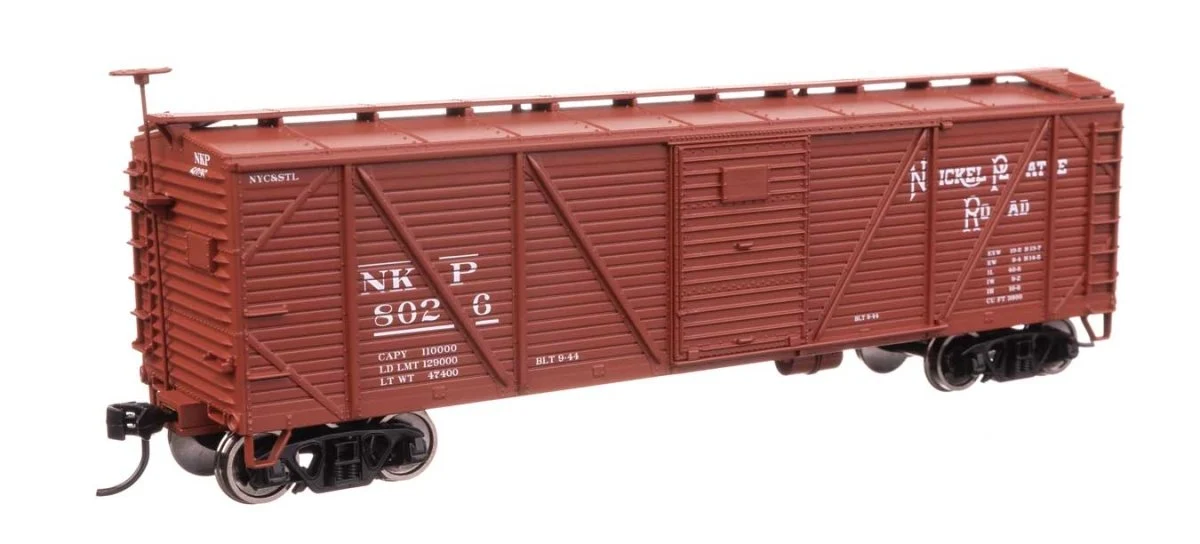 Walthers Mainline HO Nickle Plate Road #8026 40' ARA Single Sheathed Boxcar
