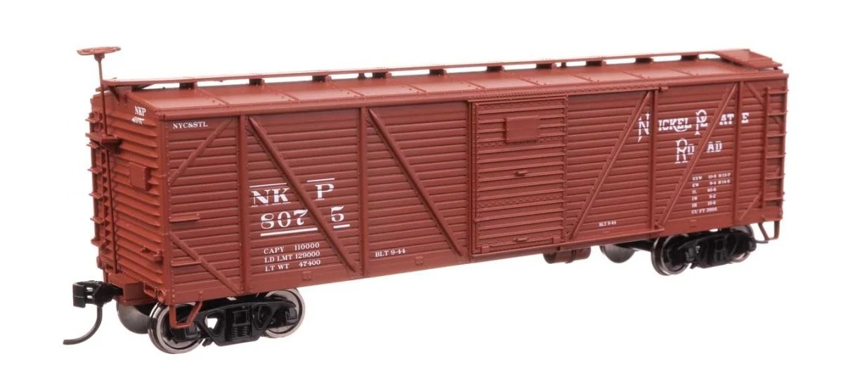 Walthers Mainline HO Nickle Plate Road #8075 40' ARA Single Sheathed Boxcar