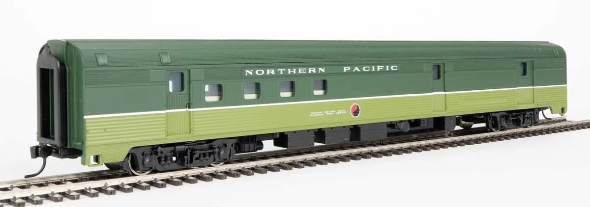 Walthers Mainline HO Northern Pacific 85' Budd Baggage-Railway Post Office
