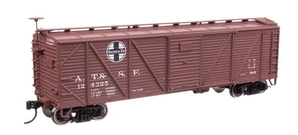 Walthers Mainline HO Santa Fe #124325 40' ARA Single Sheathed Boxcar