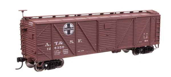 Walthers Mainline HO Santa Fe #124350 40' ARA Single Sheathed Boxcar