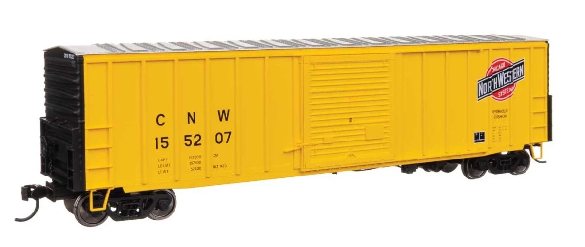 Walthers Mainline HO Scale Chicago & North Western #155207 50' ACF Exterior Post Dreadnaught End Plate B Boxcar