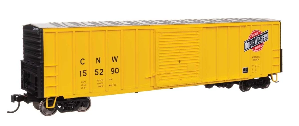 Walthers Mainline HO Scale Chicago & North Western #155290 50' ACF Exterior Post Dreadnaught End Plate B Boxcar