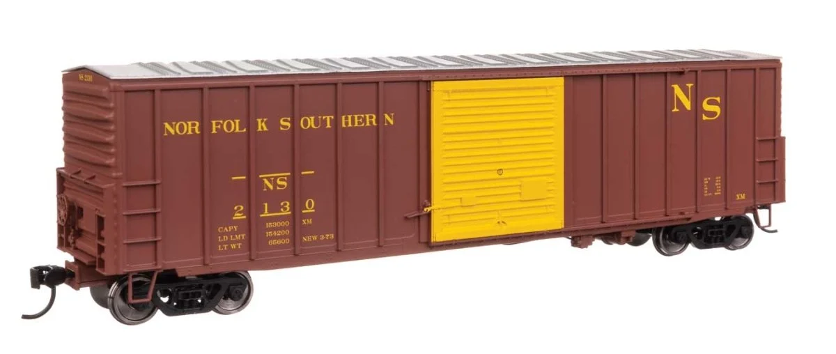 Walthers Mainline HO Scale Norfolk Southern #2130 50' ACF Exterior Post Dreadnaught End Plate B Boxcar
