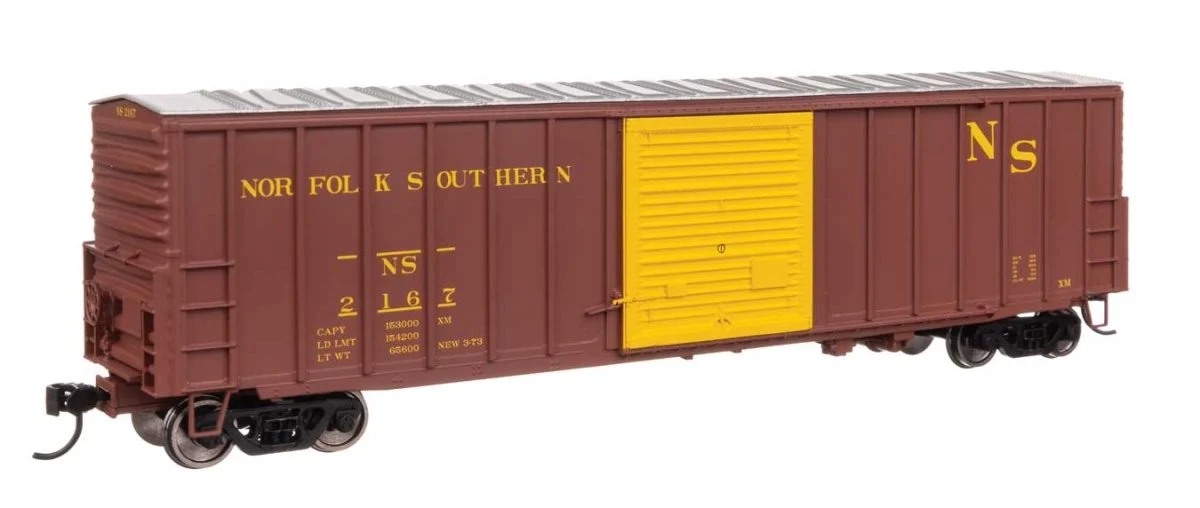 Walthers Mainline HO Scale Norfolk Southern #2167 50' ACF Exterior Post Dreadnaught End Plate B Boxcar