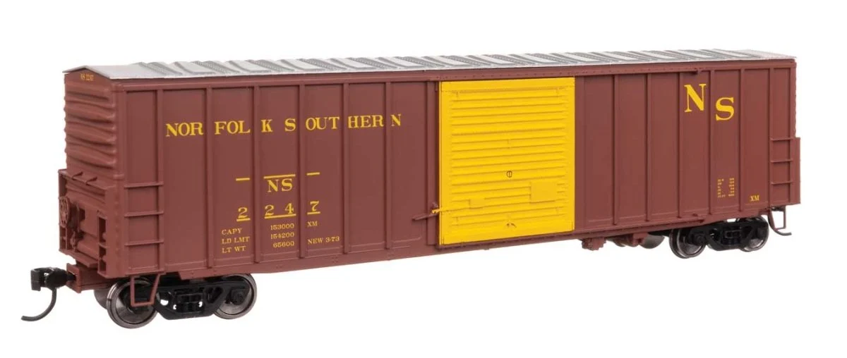 Walthers Mainline HO Scale Norfolk Southern #2247 50' ACF Exterior Post Dreadnaught End Plate B Boxcar