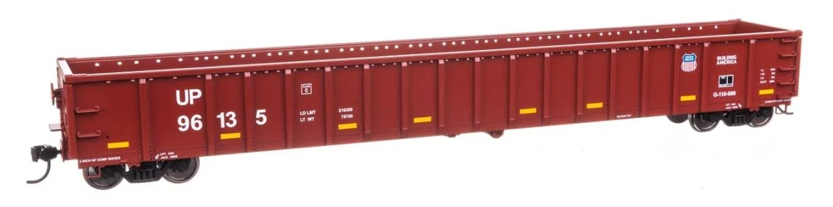 Walthers Mainline HO Union Pacific #96135 68' Railgon Gondola