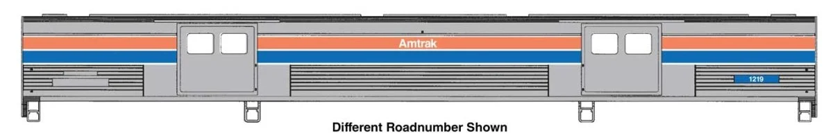 Walthers Proto HO Amtrak Phase II #1221 73' Budd Baggage Car | 920-13074