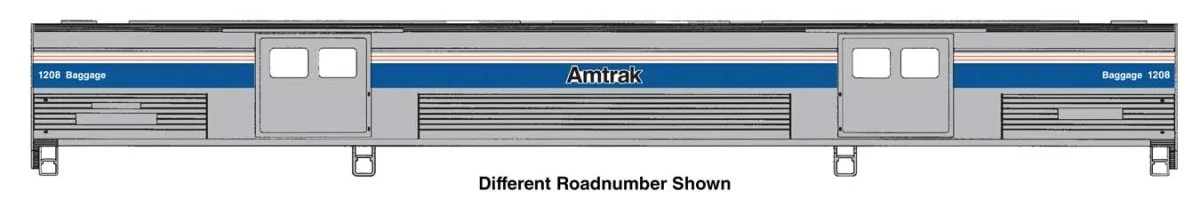 Walthers Proto HO Amtrak Phase IV #1213 73' Budd Baggage Car | 920-13080
