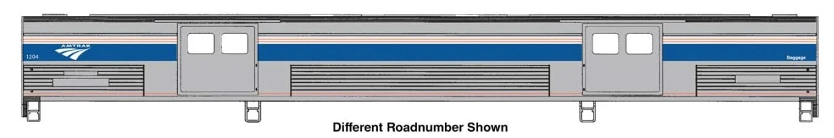 Walthers Proto HO Amtrak Phase VI #1211 73' Budd Baggage Car | 920-13086