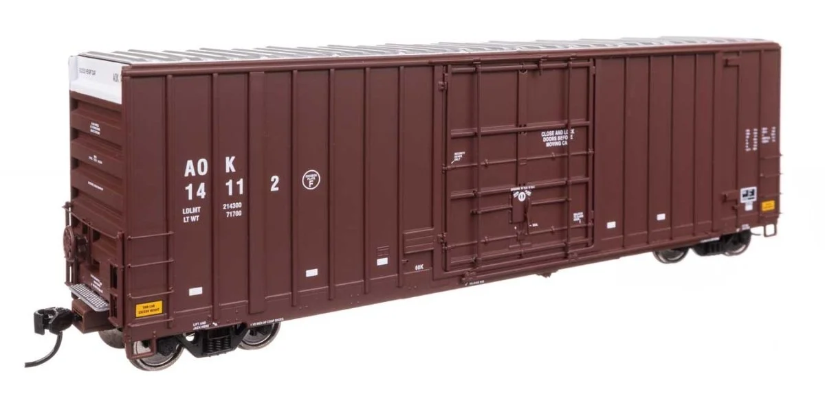 Walthers Proto HO AOK Arkansas Oklahoma #14114 50' Gunderson Hi-Cube Paper Service Boxcar