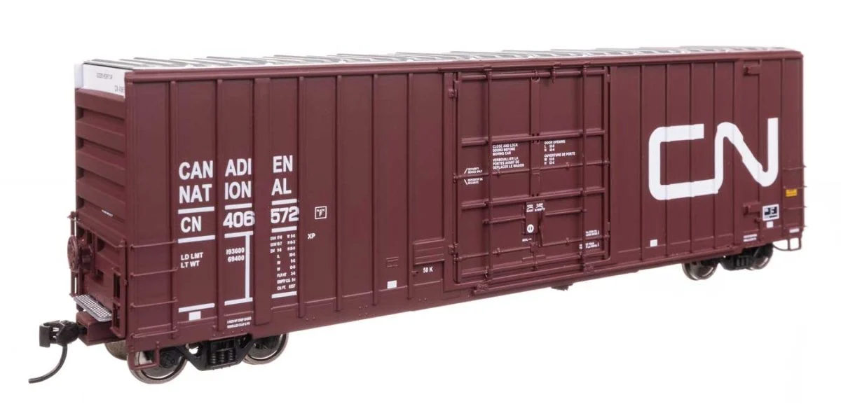 Walthers Proto HO Canadian National #406572 50' Gunderson Hi-Cube Paper Service Boxcar