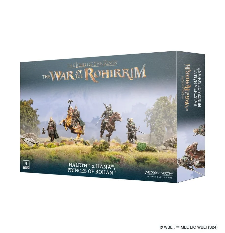 Warhammer The Lord of the Rings The War of the Rohirrim Haleth & Hama Princes of Rohan - Games Workshop