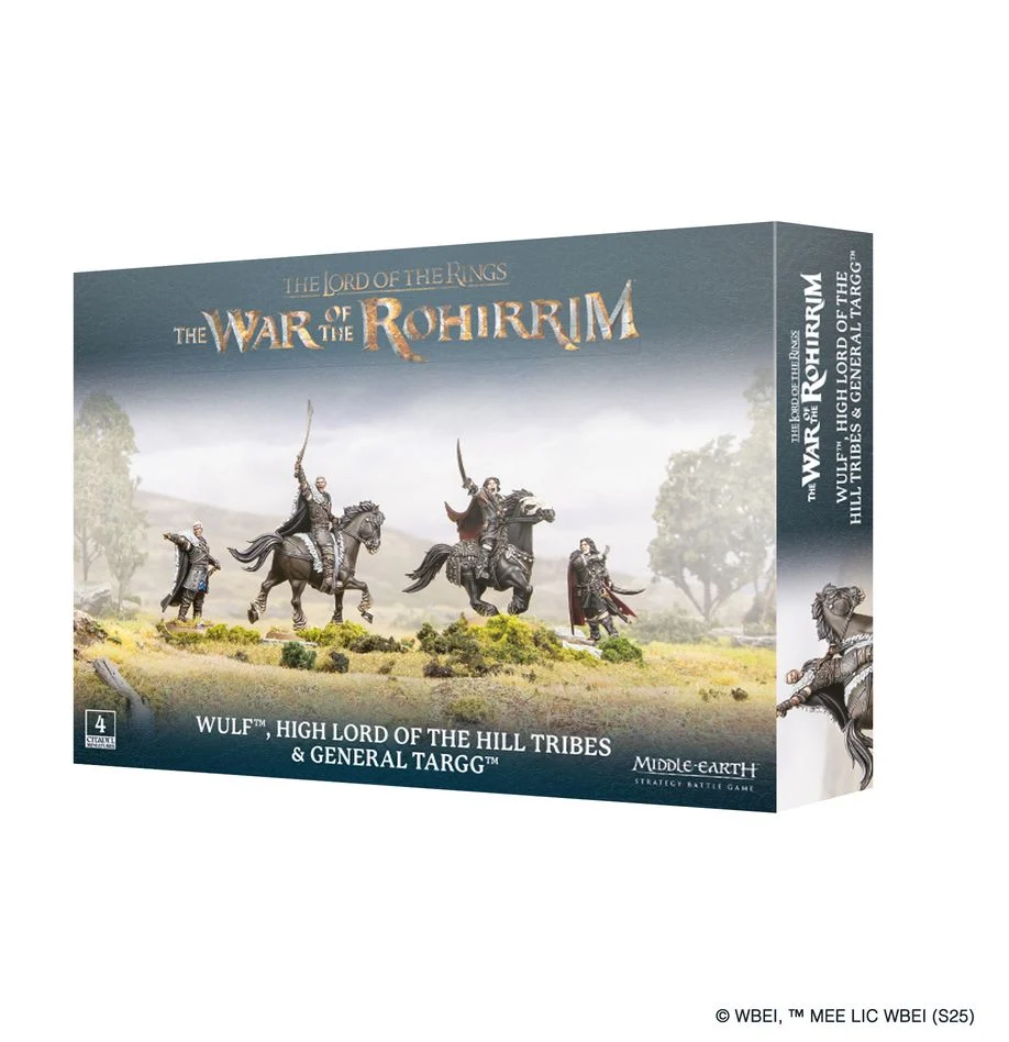 Warhammer The Lord of the Rings The War of the Rohirrim Wulf, High Lord of the Hill Tribes and General Targg - Games Workshop