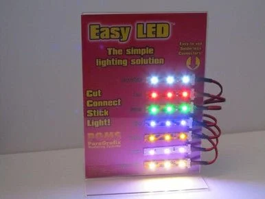 WARM WHITE Easy LED - 0.3m long, 18 LEDs, 9-12