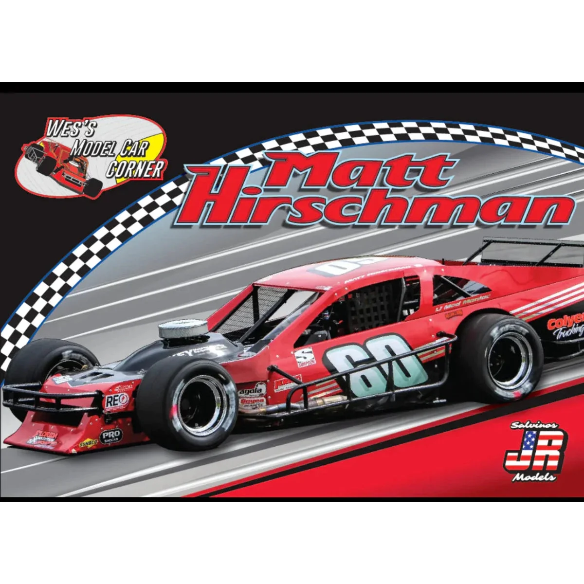 Wes's Model Car Corner 10060 Matt Hirschman Racing Modified Race Car Kit - WMC10060