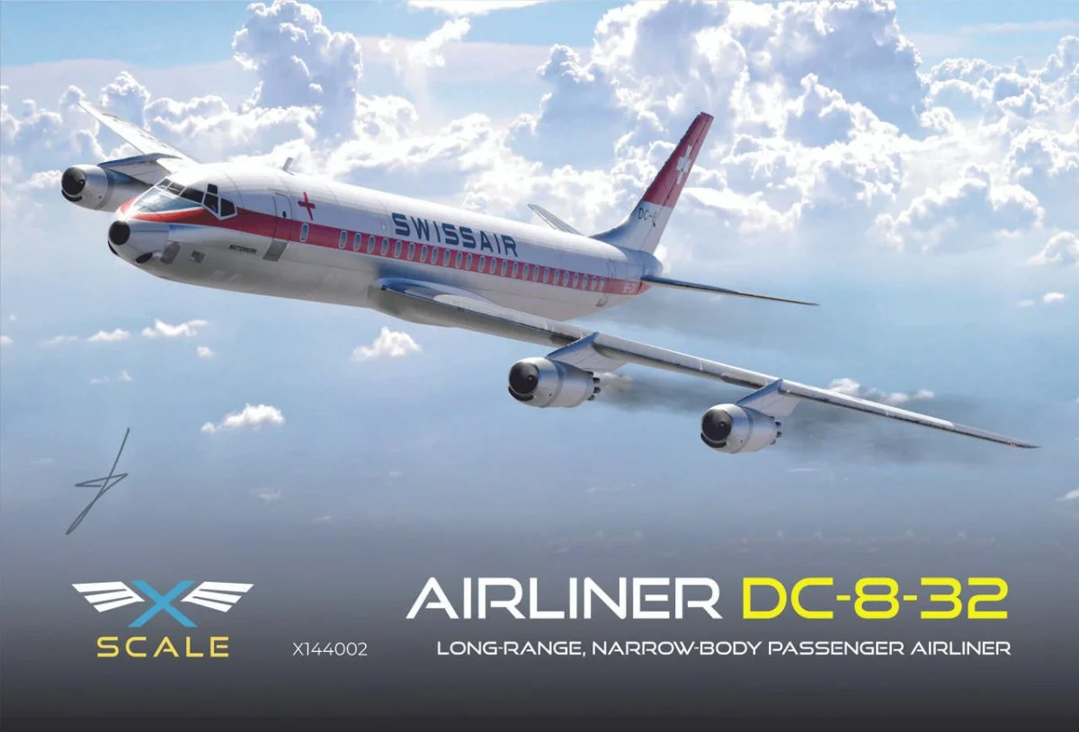 X-Scale 1/144 X-Scale DC-8-32 SwissAir