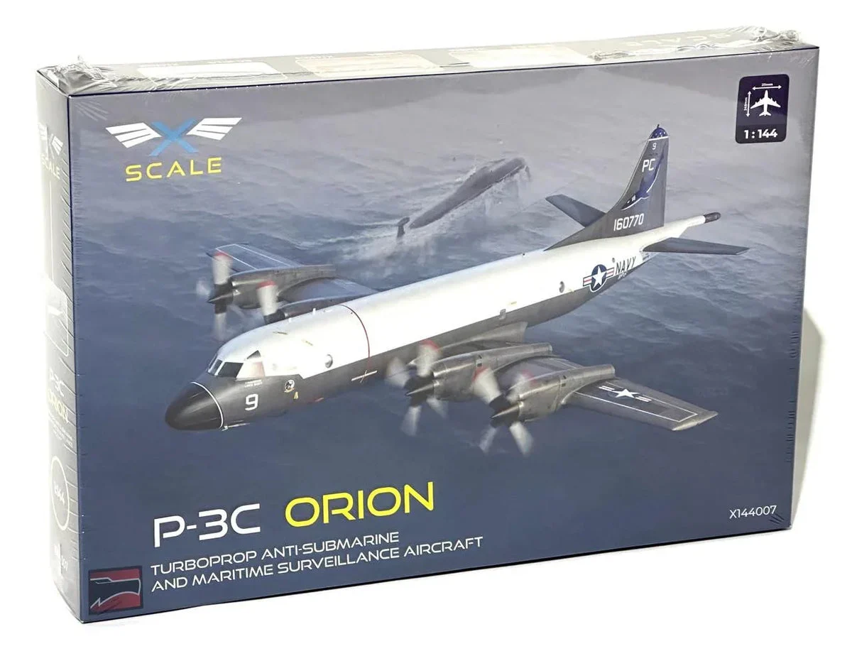1/144 X-Scale P-3C Orion Turboprop Anti-Submarine Aircraft Plastic Model Kit