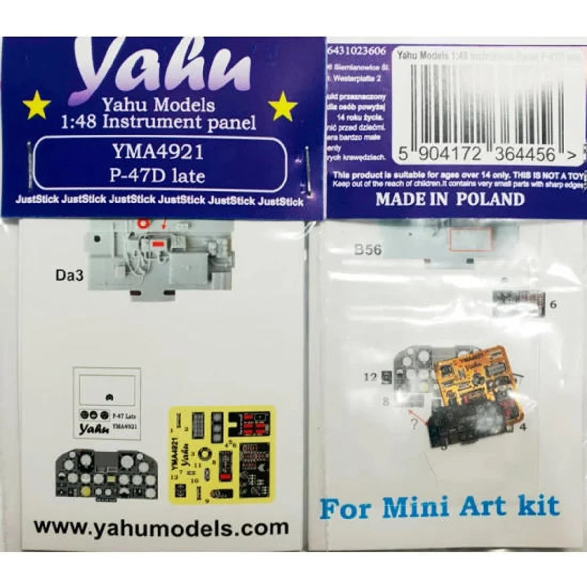 Yahu Models 1/48 Yahu Models P-47D Late (MiniArt)