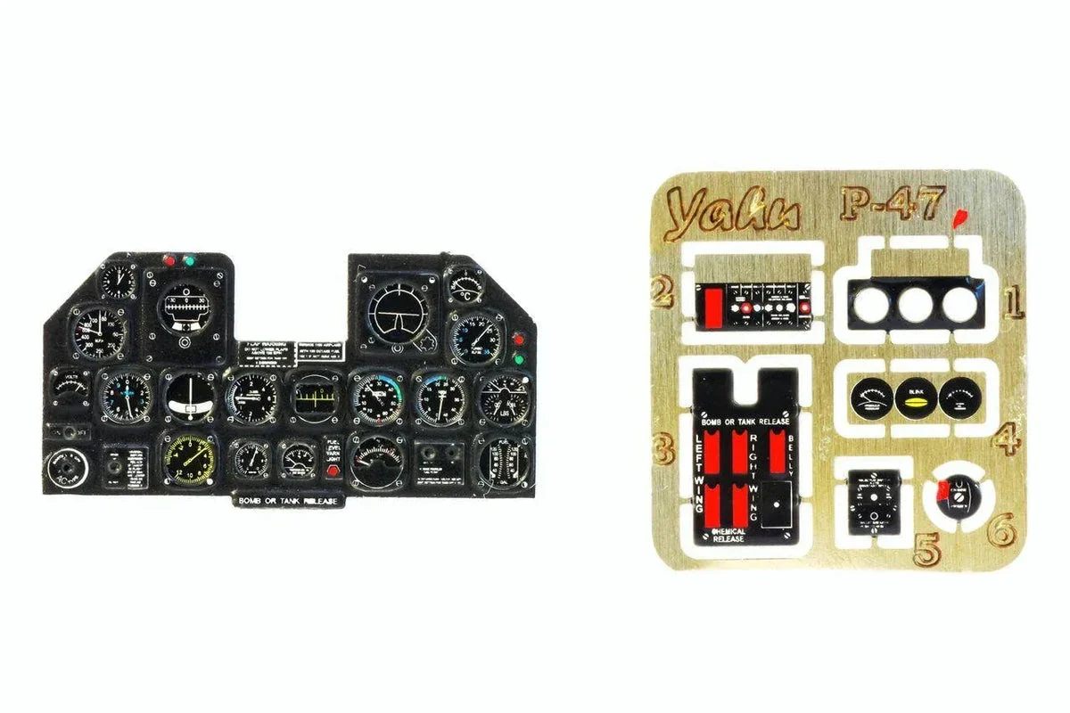 1/32 Yahu Models P-47D late (Has) - Instrument Panel