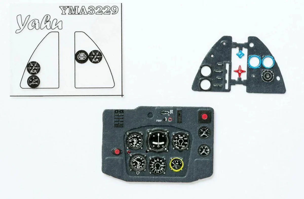 1/32 Yahu Models Me 163 B-1 - Instrument Panel