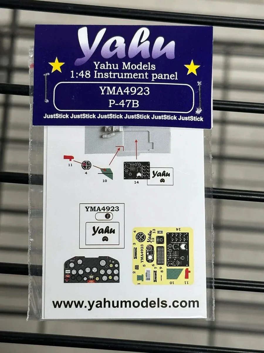 1/48 Yahu Models P-47 B Instrument Panel