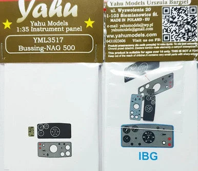 1/35 Yahu Models Sd.Kfz.9 Famo Early Instrument Panel for IBG