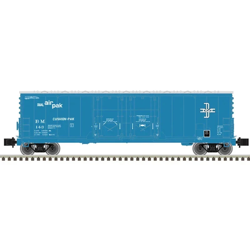 Z Atlas Master 53' Evans Double Plug Door Box Car Boston & Maine #143 - Atlas Trains