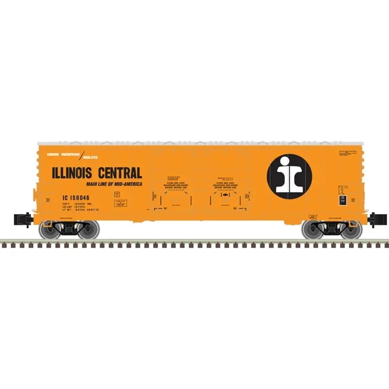 Z Atlas Master 53' Evans Double Plug Door Box Car Illinois Central #150046 - Atlas Trains