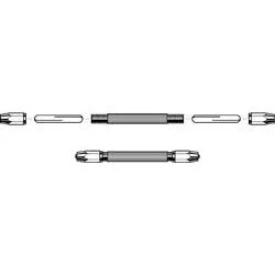 Zona 37145 Double-Ended Pin Vise With 2 Double-Ended Collets