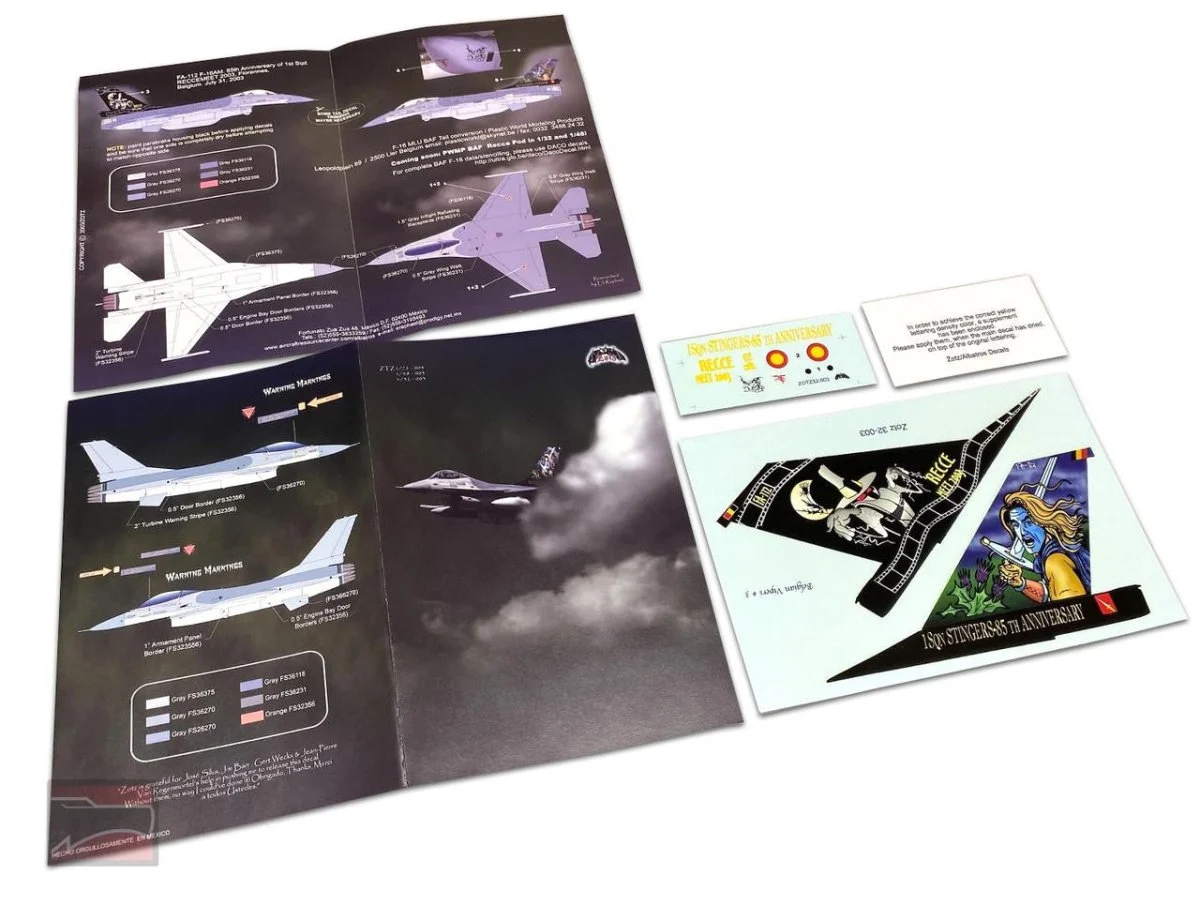 Zotz Decals 1/32 Zotz Decals Albatross Belgian F-16AM FA-112 85th Anniversary 2003