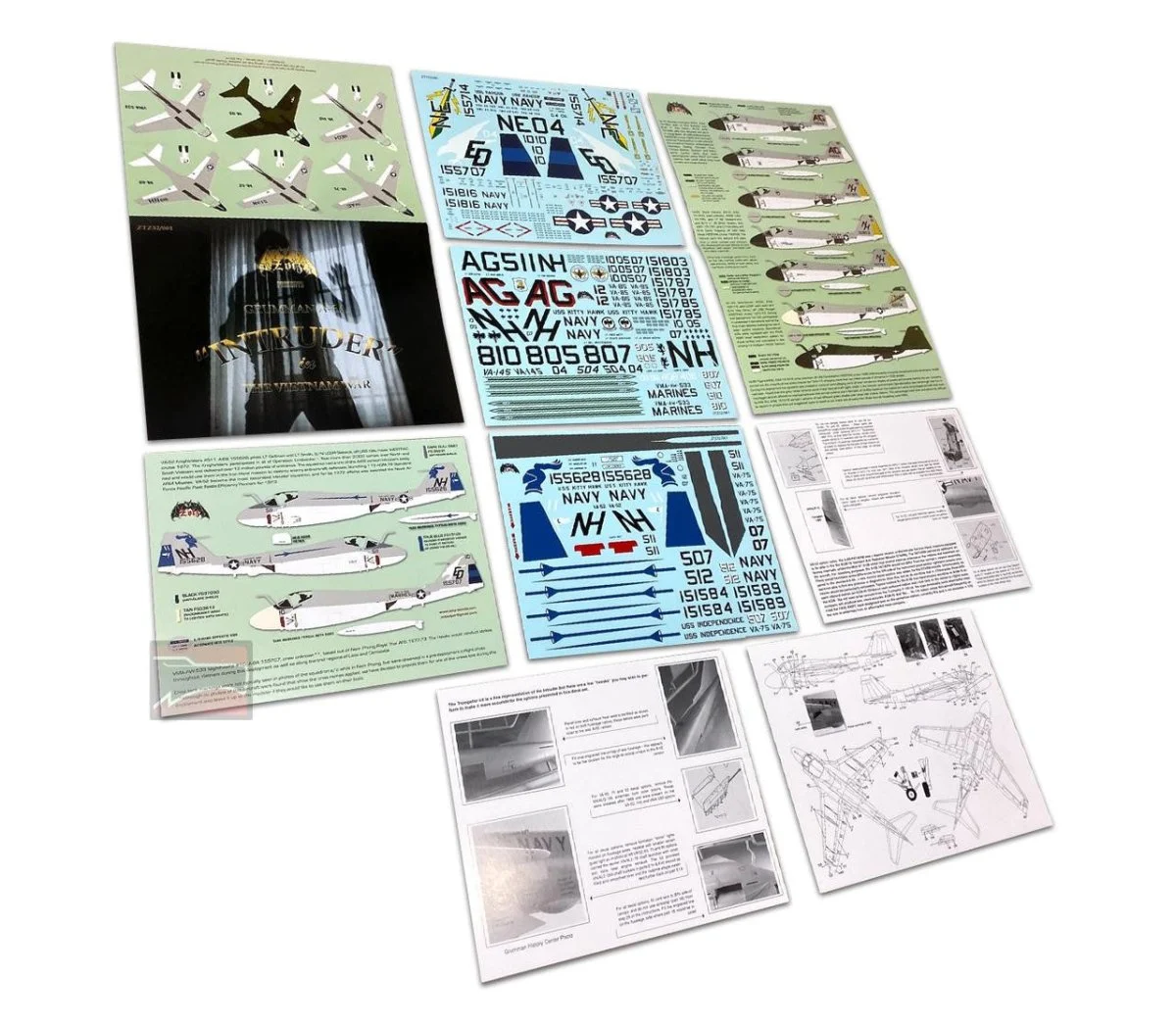 Zotz Decals 1/32 Zotz Decals Grumman A-6A Intruders in Vietnam