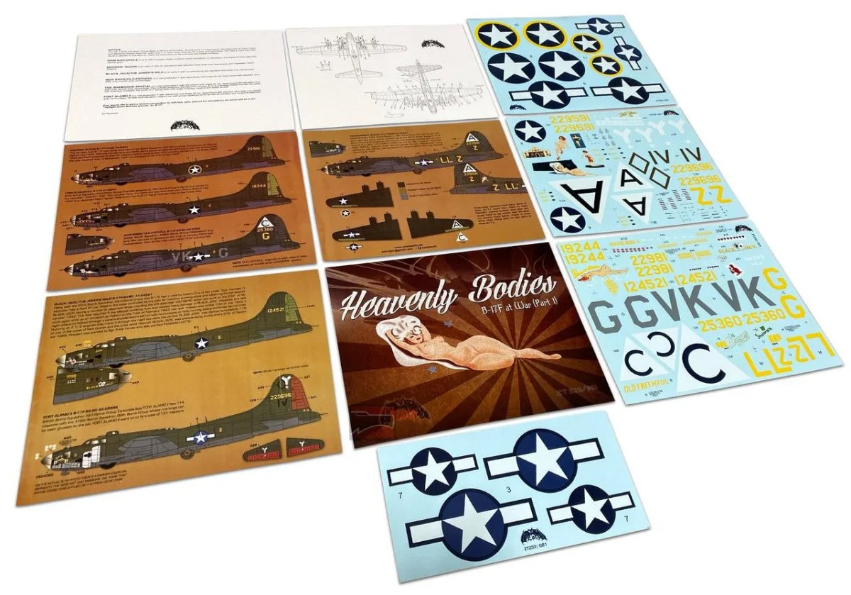 Zotz Decals 1/32 Zotz Decals Heavenly Bodies B-17F Flying Fortress in WWII Part 1