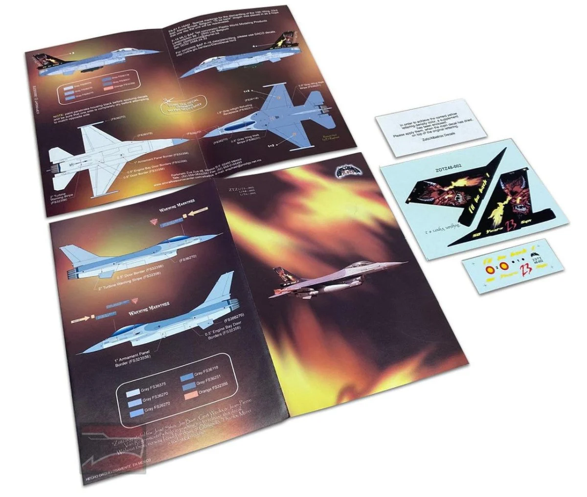 Zotz Decals 1/48 Zotz Decals BELGIAN F-16