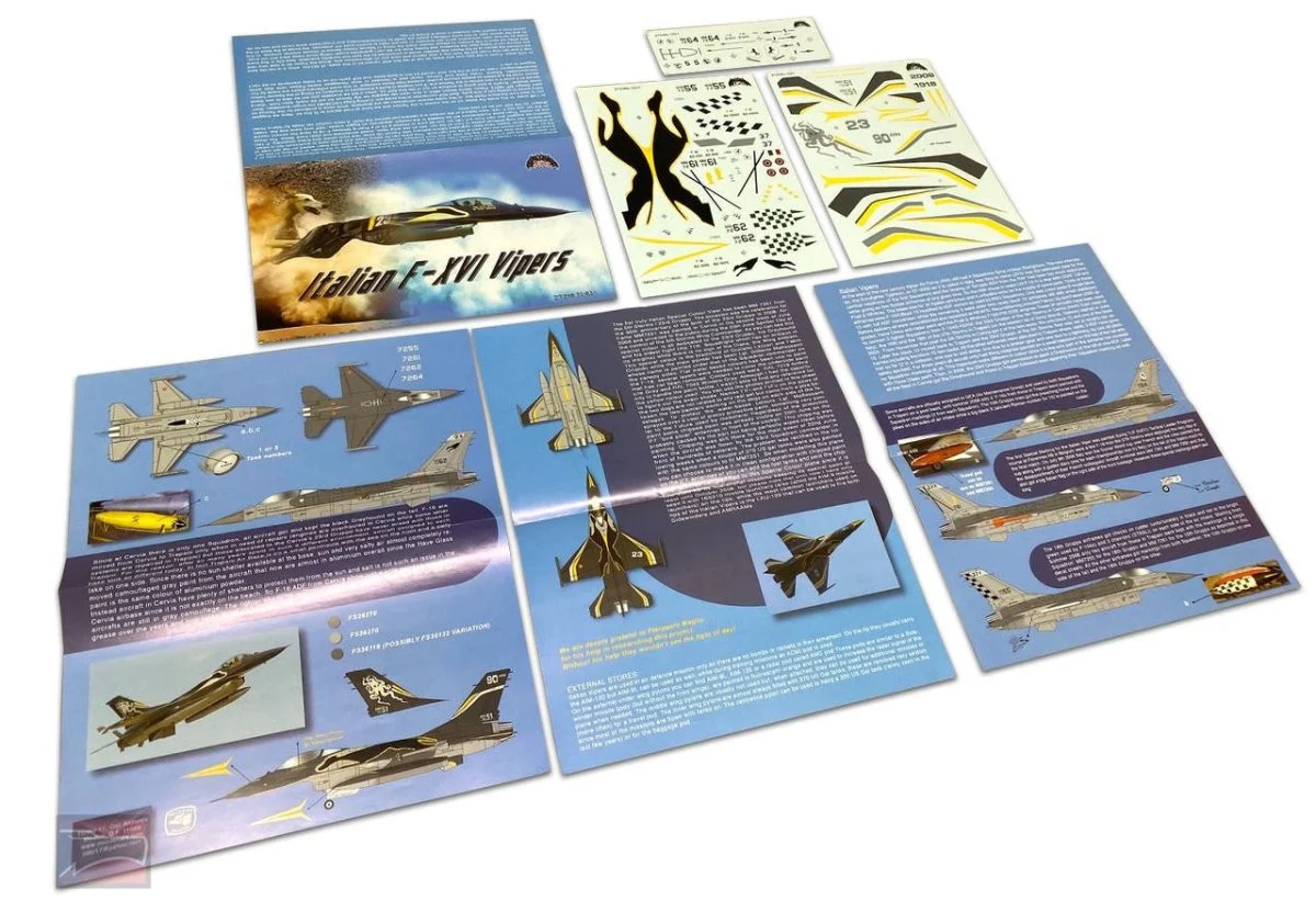 Zotz Decals 1/48 Zotz Decals Italian F-16 Vipers