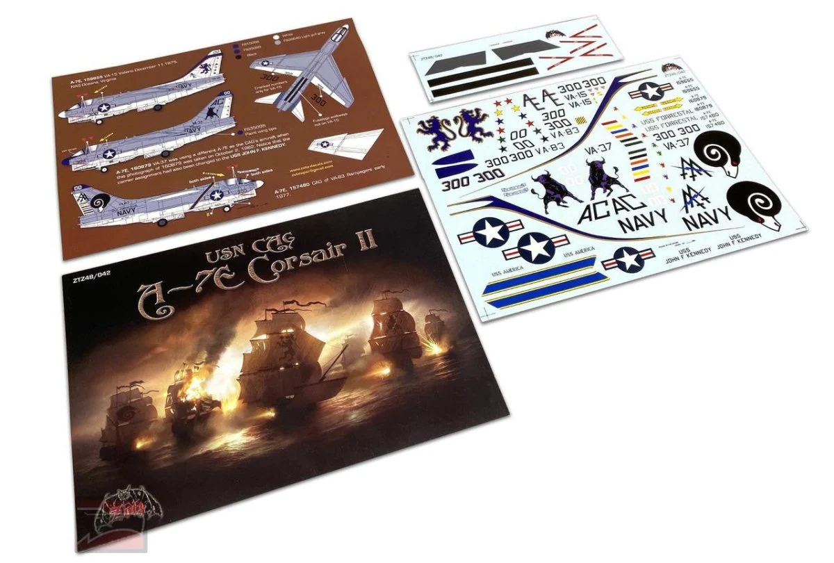 Zotz Decals 1/48 Zotz Decals USN CAG A-7E Corsair II