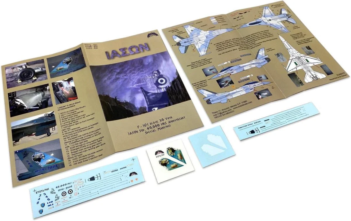 Zotz Decals 1/72 Zotz Decals F-16C Block 30 Viper GREEK