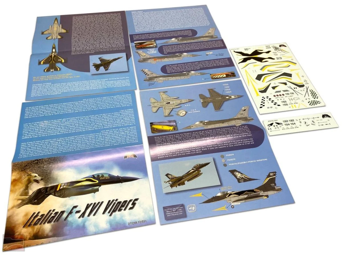 Zotz Decals 1/72 Zotz Decals Italian F-16 Vipers